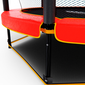 Батут детский DFC TRAMPOLINE-RED 55" с сеткой - 4